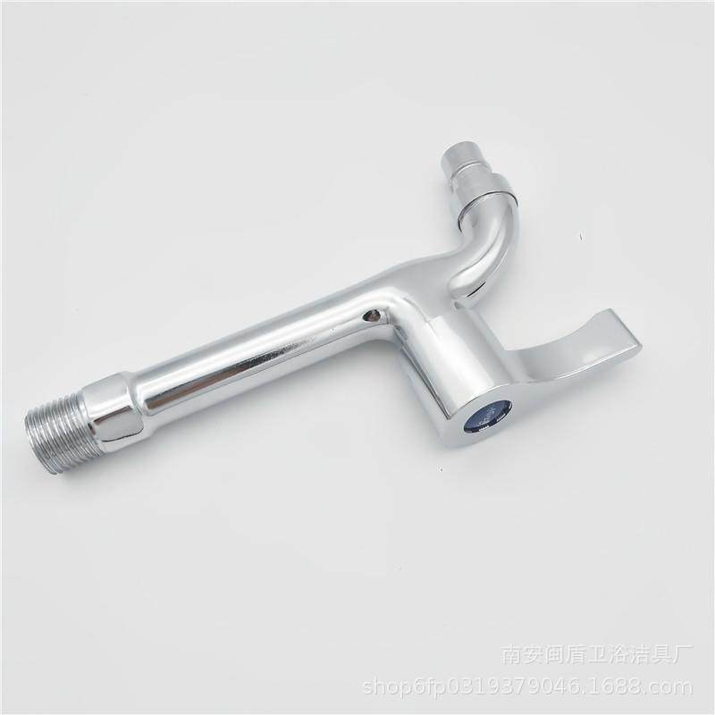 新款直销工程款电镀17公分特长加长洗衣机水龙头17cm快开水龙头尖