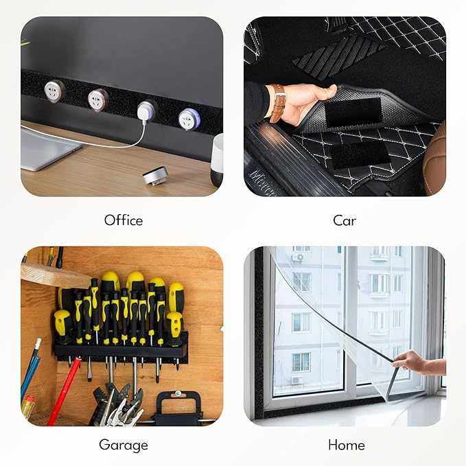 新款直销跨境爆款5米装背胶魔术贴 自粘粘扣车载 沙发纱窗门帘魔,居家布艺,魔术贴/粘扣带/固定贴,淘宝优惠券,粉丝福利购,淘宝优惠卷