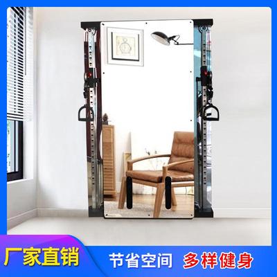 新款直销贴墙健身飞鸟架 墙体家用小飞鸟龙门架 单边小飞鸟靠墙飞