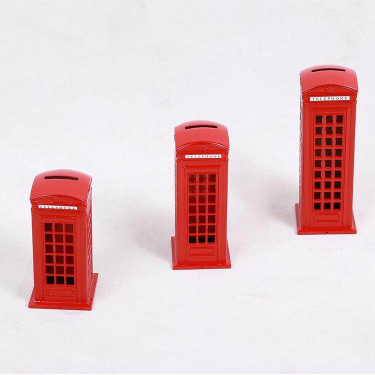 新款直销伦敦复古电话亭邮筒工艺品 儿童存钱罐家居摆件桌面摆设,家居饰品,装饰摆件,淘宝优惠券,粉丝福利购,淘宝优惠卷