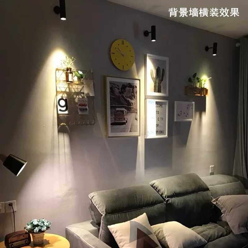 新款直销长杆led轨道射灯 吊装吊杆长臂吸顶式背景墙服装店导轨灯,家装灯饰光源,轨道灯,淘宝优惠券,粉丝福利购,淘宝优惠卷