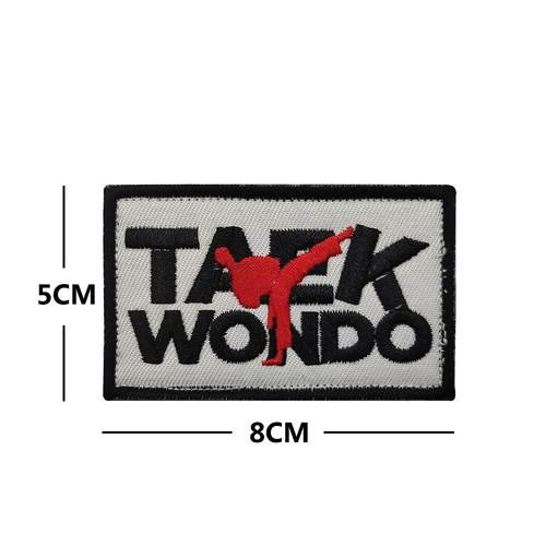 新款直销泰沣亚马逊跨境货源个性创意绣花章红色黄色胸条臂章魔术