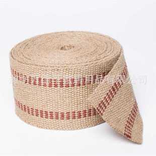 新款直销绳织带麻织带黄麻绳编带沙发用绷带园艺捆绑五金配件8