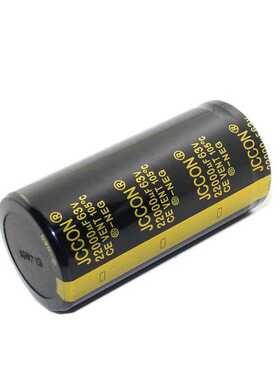 新款直销直供电容63v22000uf  JCCON黑金 音响功放线切割机电容35