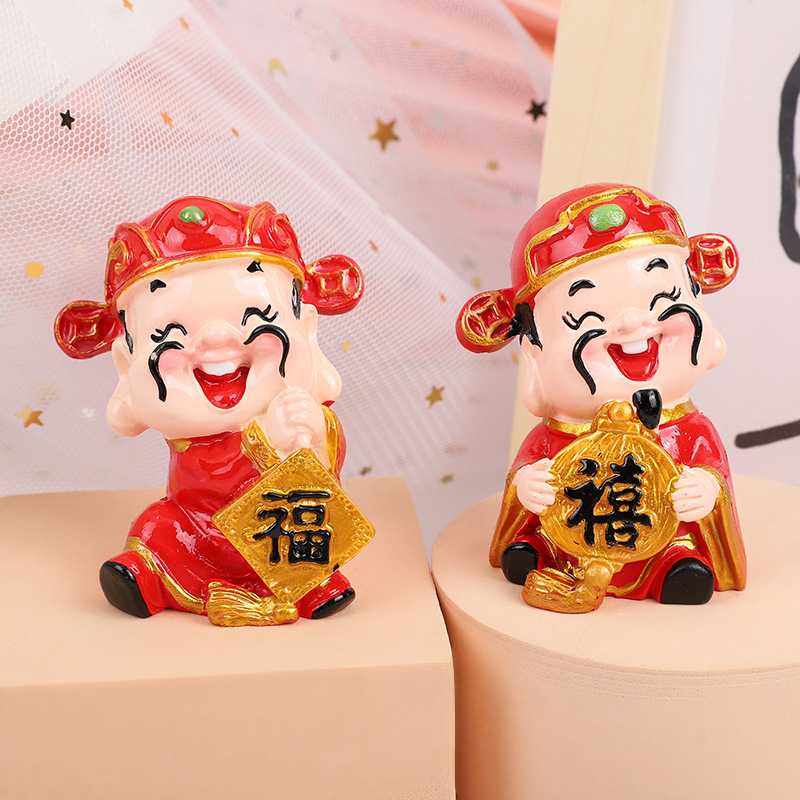 新款直销2023款树脂工艺品汽车摆件烘焙蛋糕装饰可爱财神喜庆摆件,家居饰品,桌面摆件,淘宝优惠券,粉丝福利购,淘宝优惠卷