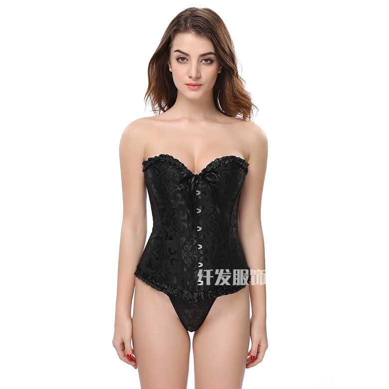 新款直销塑身衣 束胸新娘礼服性感束腰收腹马甲腰封欧美宫廷束身