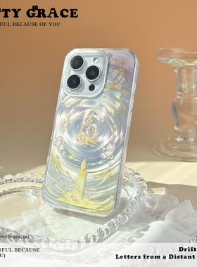 光韵途IMD韩系旋涡原创设计晕染iphone17pro手机壳16promax新款苹果15创意适用14个性保护套防摔小众高级感壳