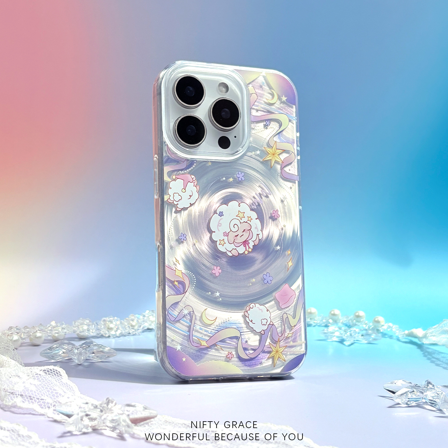 咩咩美梦小羊可爱苹果17原创设计创意15全包防摔iPhone16promax保护套适用13新款14硅胶手机壳小众高级感情侣