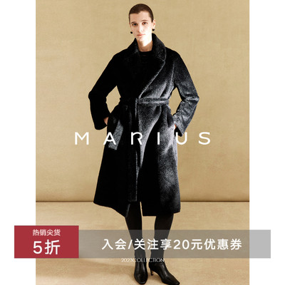 MARIUS102荣耀大衣御用全球XI有珍奢大衣秋冬女外套