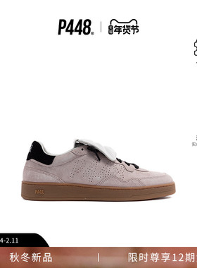 P448 VERT 女款粉色绒面复古可拆卸鞋舌德训鞋休闲鞋 秋冬新品