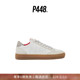 P448 绒面革和灰色压花皮革细节休闲鞋 SOHO 男款