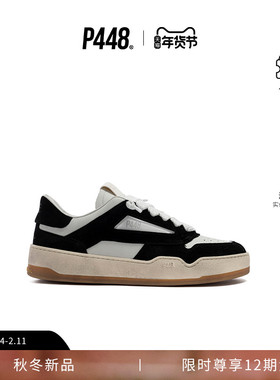 P448 BRIXTON男女同款撞色绒面做旧大底休闲运动鞋板鞋 秋冬新品
