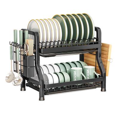 厨置物架碗6566碟房放碗盘盒收纳架沥水架家用多功能碗架碗筷收纳