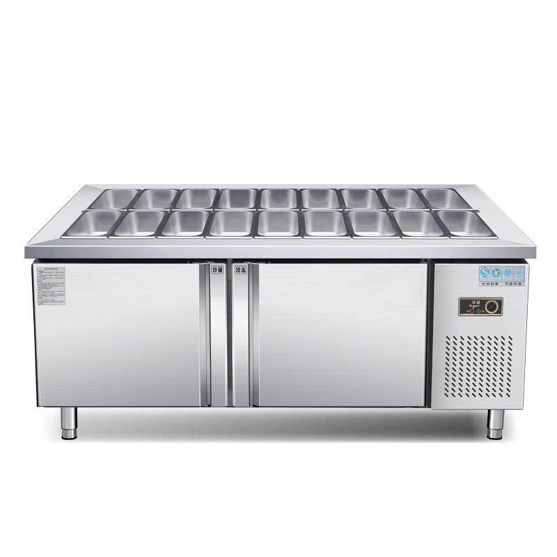 沙拉台商展用开台槽工作冷藏小示菜冰箱冰柜沙拉柜喷雾水果捞柜,商业/办公家具,冷藏展示柜,淘宝优惠券,粉丝福利购,淘宝优惠卷