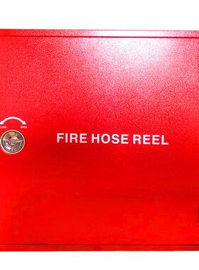 应红色水供消防箱XA20B330红塑ST12不锈钢原色消防2带020箱款卷盘