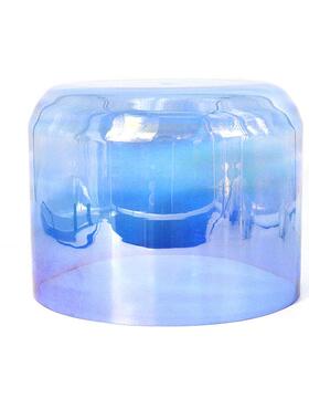 钵蓝色透石英水明晶歌唱碗颂瑜伽乐音疗打击乐器水HYZ晶音碗