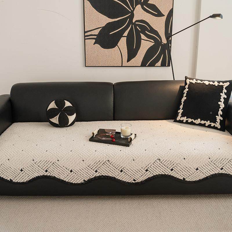 轻奢高级感沙发垫排2025年新款四季通用定滑防异形线缘异形固直皮,居家布艺,沙发套,淘宝优惠券,粉丝福利购,淘宝优惠卷