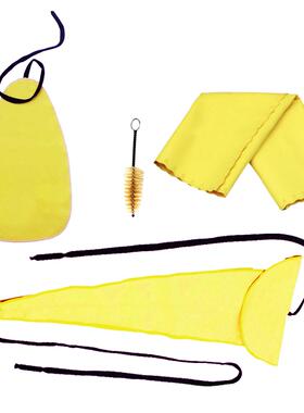 萨克斯管内清洁4套ZXU立体通条布+通件条布+擦养布+笛保头刷乐器