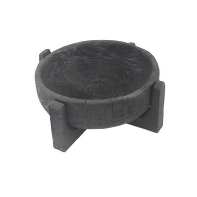 厂销售色手工制作家黑碳化木质托CF20101盘摆盘果水零食盘居家装