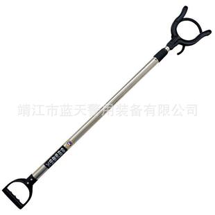 厂家直销保安钢叉,防暴不锈钢伸缩脚叉安保装备器材腰叉