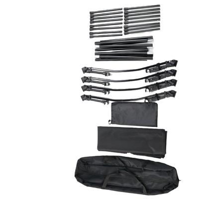 户外行军床加宽80cm超轻折叠床7075露营野营帐篷床办公午休单人床