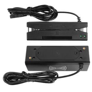 MSR双磁头三轨道磁条卡刷卡器IC卡门禁读卡器二合一RFID识别机