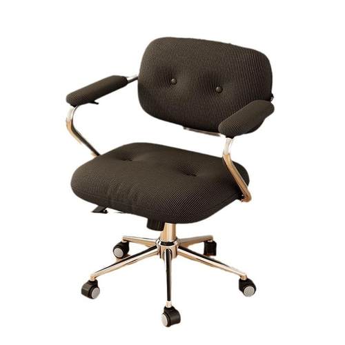 软萌电脑椅家用舒适办公椅女生卧室梳妆台化妆椅学习旋转椅靠背椅