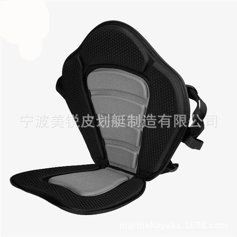 皮划艇通用款靠背座椅充气船坐垫透明船EVA加厚豪华坐垫靠背