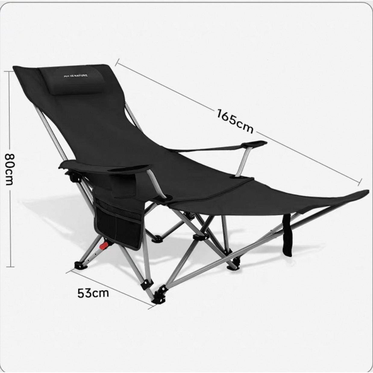折叠躺椅四档调节可躺可坐便携式办公室午休椅沙滩椅爆款户外野营