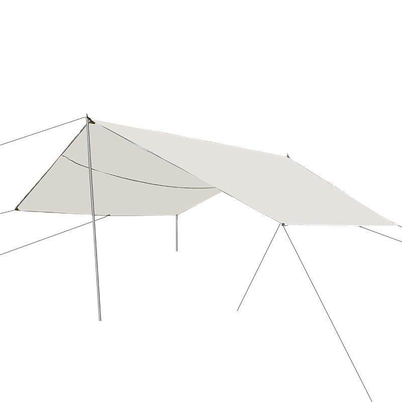 游客帐篷露營天幕大伞布米x简易折叠小户外防水遮阳防雨