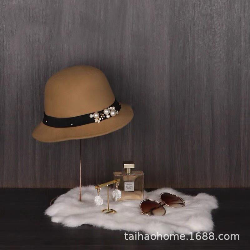艺展样板间衣帽间服饰衣服丝巾现代简约帽子帽架包包软装饰品套装
