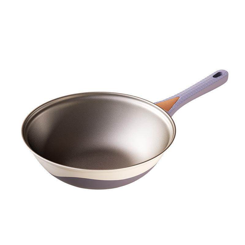 某音热卖双色有钛不粘锅家用微压锅0氟涂层炒菜锅通用炉灶平底锅,厨房/烹饪用具,炒锅,淘宝优惠券,粉丝福利购,淘宝优惠卷