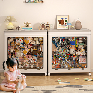 玩具收纳箱家用大容量衣服收纳筐儿童娃娃收纳桶玩偶公仔收纳神器