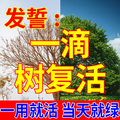 植物生根药水复活液枯树再生液树木急救死树活力素大树成活激活液