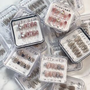 惊喜美甲盲盒美甲穿戴甲小众穿戴甲性价比好看半手工长款短款便宜