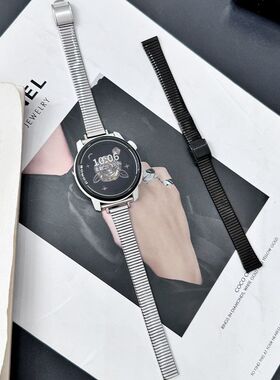 适用高驰corospace3表带PACE2修身竹节APEX2金属卡扣2pro替换腕带