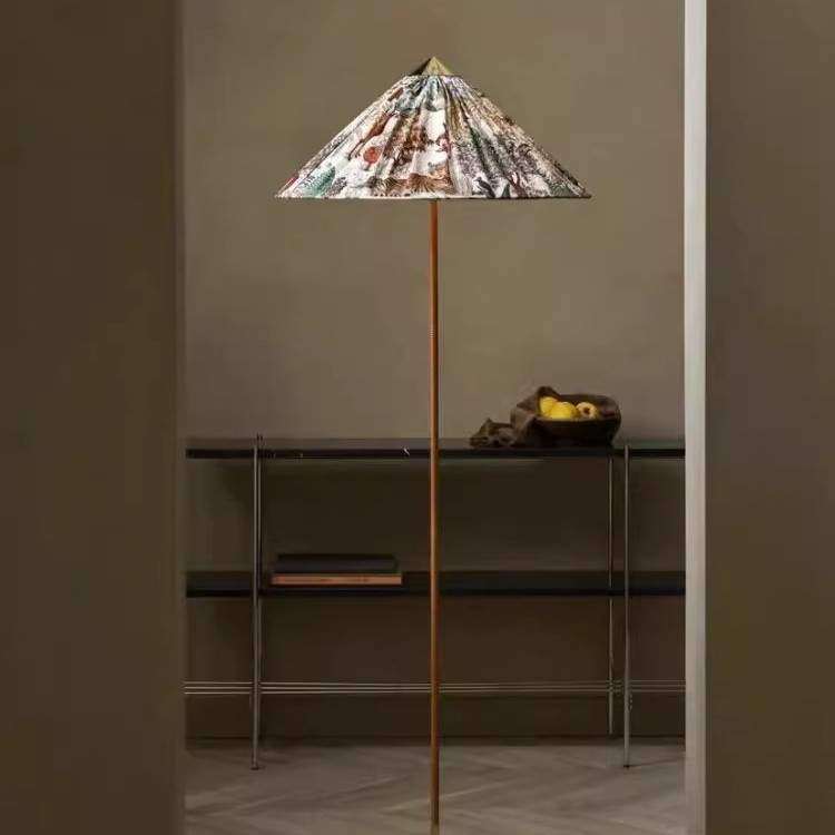 奶油氛围中古丹麦9602中国帽落地灯客厅卧室书房沙发旁设计师藤编,3C数码配件,USB灯,淘宝优惠券,粉丝福利购,淘宝优惠卷