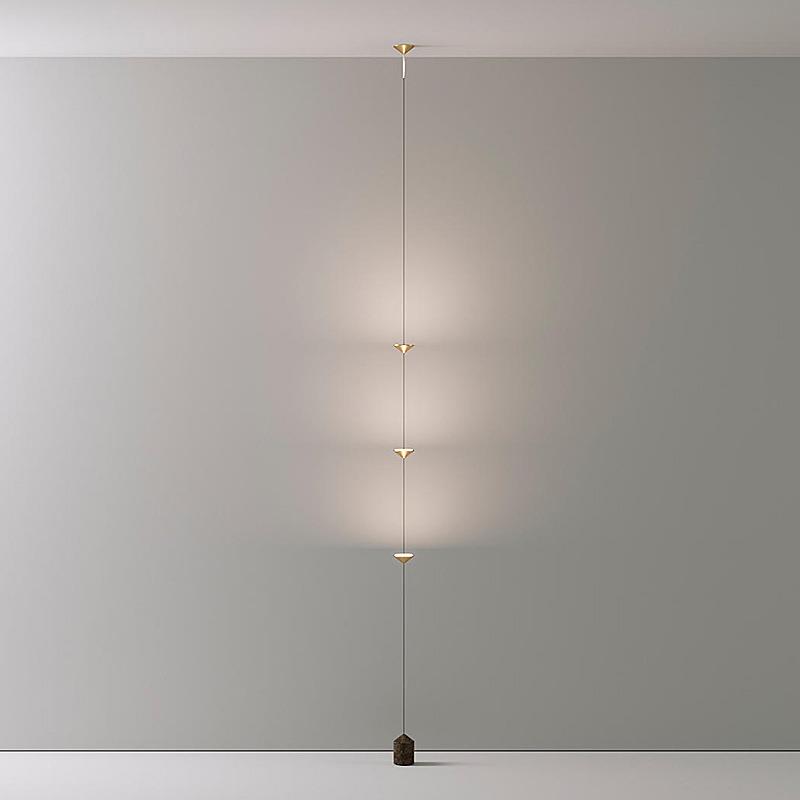 北欧极简客厅餐厅玄关氛围落地灯后现代设计师个性卧室床头线条灯