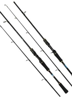 llH阿布西风烈碳素泛用路亚竿全套水滴轮纺车轮套装M调远投抛竿整