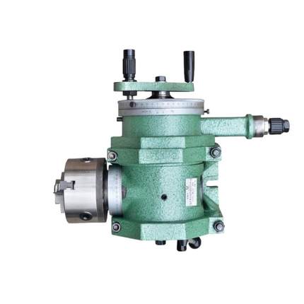 铣床万能分度头F11100A手摇分度器立卧分度头含三爪卡盘快速分度