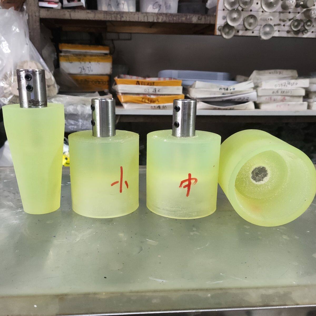 横机手镯抛光夹头玉石棒