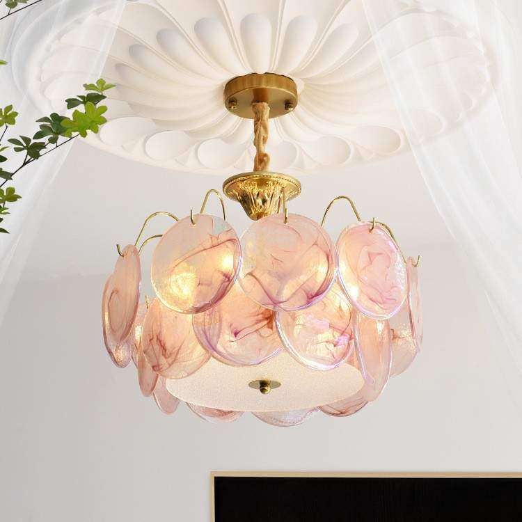 法式复古穆拉诺主卧护眼吸顶灯意式轻奢高级感粉色玻璃客厅吊灯,鲜花速递/花卉仿真/绿植园艺,割草机/草坪机,淘宝优惠券,粉丝福利购,淘宝优惠卷