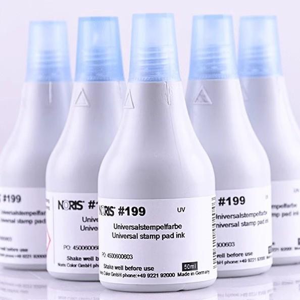 诺丽色隐形快干印油#199UV看不见墨水NORIS紫外线擦不掉油墨