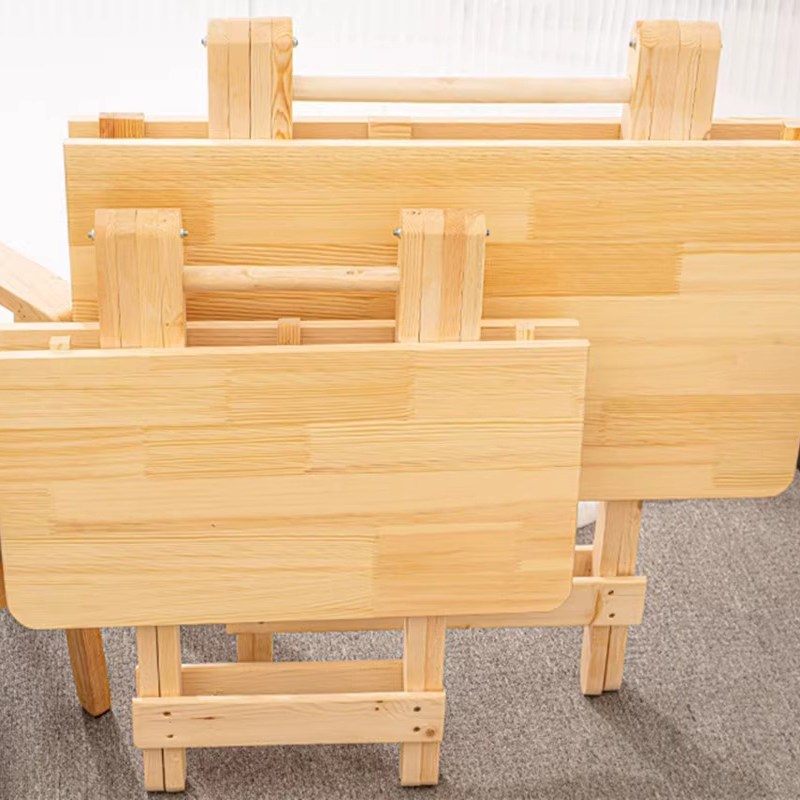 实木折叠桌便携式餐m桌家用简易小桌子吃饭户外摆烧烤摊学习桌方