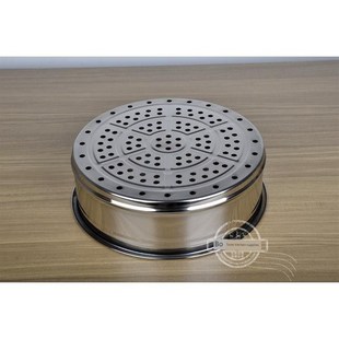 无把手加厚加高不锈钢蒸格蒸笼蒸屉16-40cm汤锅奶锅炒锅蒸锅笼屉