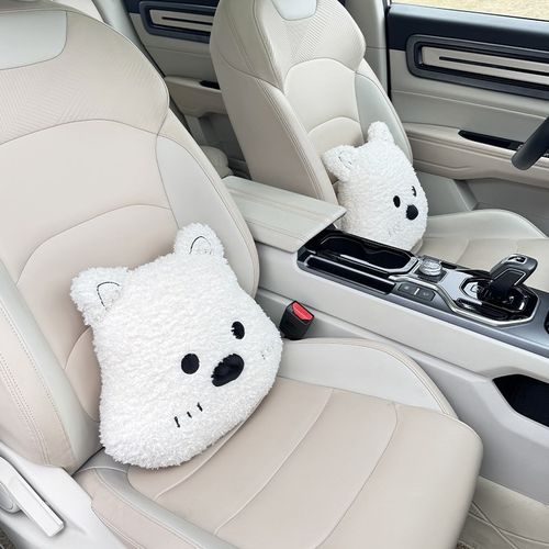 汽车腰靠护腰卡通可爱少女高西地靠垫腰垫儿童午睡抱枕车载腰靠