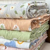 夏凉被薄款 特柔软 剩余布卷做 单人双人空调被子午休夏被可机洗