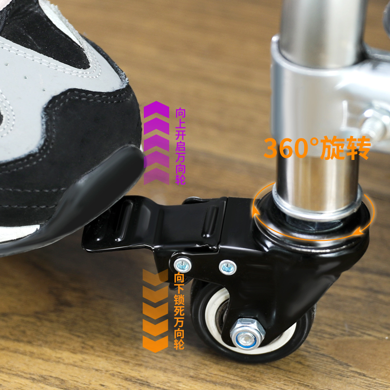 移动拖把架扫把i架子置物架落地式不锈钢商用放清洁卫生工具收纳