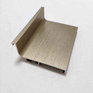 铝合金橱柜免拉手隐形柜体暗c型地柜吊柜上中下免拉手L型铝型材