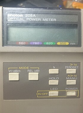 询价~照度仪PHOTOM光学功率计205A型/适用于塑料纤维测量